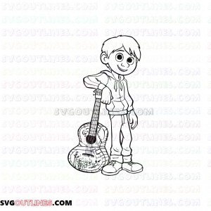 Miguel Coco outline svg dxf eps pdf png