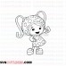 Milli Team Umizoomi outline svg dxf eps pdf png