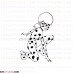 Miraculous Ladybug Angie Nasca Full Mask outline svg dxf eps pdf png