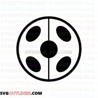 Miraculous Ladybug Logo 2 outline svg dxf eps pdf png