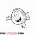 Mr Grouper Bubble Guppies outline svg dxf eps pdf png