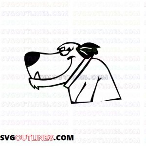 Muttley 2 The Wacky Races outline svg dxf eps pdf png
