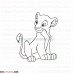 Nala The Lion King 1 outline svg dxf eps pdf png