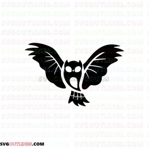 Owlette Sign Red PJ Masks outline svg dxf eps pdf png