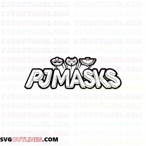 PJ Masks Logo PJ Masks outline svg dxf eps pdf png