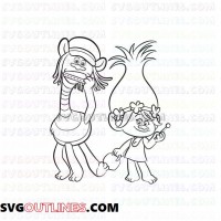 Poppy Cooper Black outline svg dxf eps pdf png