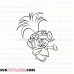 Poppy Jump Trolls outline svg dxf eps pdf png