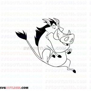 Pumbaa Timon and Pumbaa 15 outline svg dxf eps pdf png