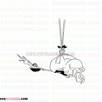 Pumbaa Timon and Pumbaa 4 outline svg dxf eps pdf png