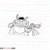 Pumbaa Timon and Pumbaa 5 outline svg dxf eps pdf png
