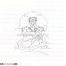 Rafiki The Lion King 1 outline svg dxf eps pdf png