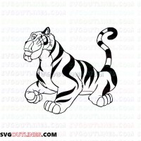 Rajah 2 Aladdin outline svg dxf eps pdf png