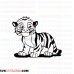 Rajah Baby Aladdin outline svg dxf eps pdf png