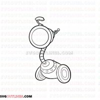 Ray Rusty Rivets outline svg dxf eps pdf png