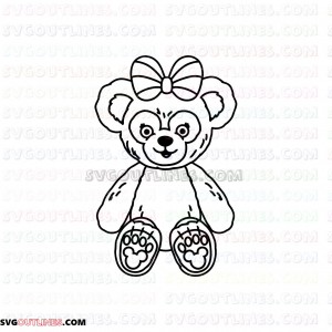 Shellie May Duffy and Friends outline svg dxf eps pdf png