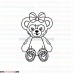 Shellie May Duffy and Friends outline svg dxf eps pdf png