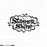 Shimmer and Shine 2 logo outline svg dxf eps pdf png