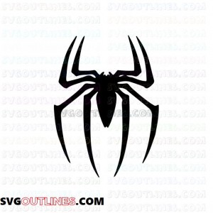 Spider Man Logo outline svg dxf eps pdf png