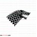 Stark Wolves Game of thrones Black outline svg dxf eps pdf png