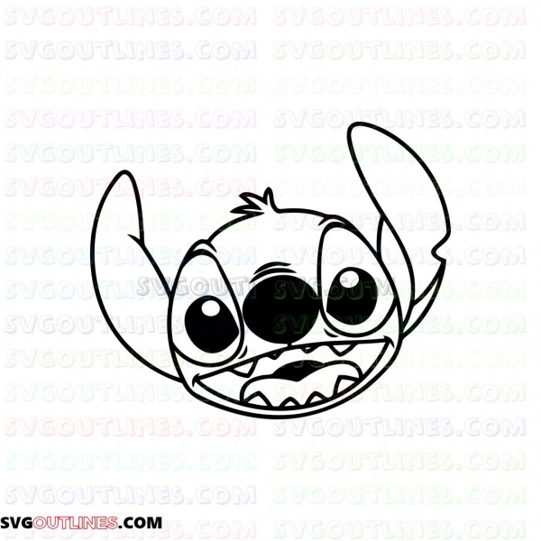 Free Free 308 Outline Disney Stitch Svg SVG PNG EPS DXF File