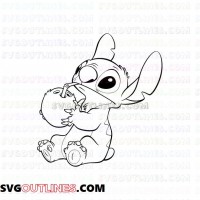 Free Free 284 Disney Stitch Face Stitch Outline Svg SVG PNG EPS DXF File