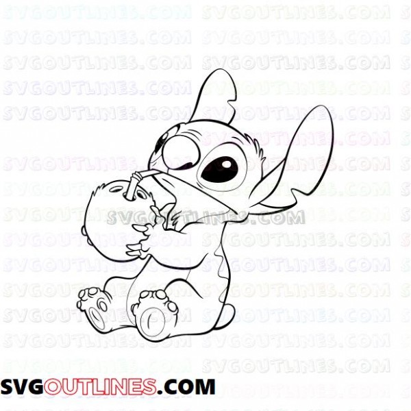 Free Free 202 Disney Stitch Ohana Stitch Outline Svg SVG PNG EPS DXF File