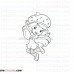 Strawberry Shortcake Berry Bitty Adventures outline svg dxf eps pdf png