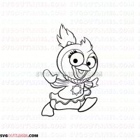 Download Animal Muppet Babies Outline Svg Dxf Eps Pdf Png