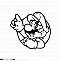 Download Princess Peach Super Mario Bros Outline Svg Dxf Eps Pdf Png