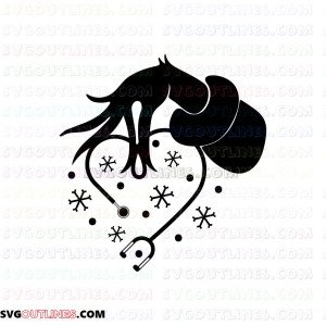 The Grinch Hand christmas Doctor Dr Seuss The Cat in the Hat outline svg dxf eps pdf png