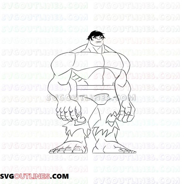 Vector Hulk Svg Silhouette Cricut Hulk Hulk Clipart Files For Cameo Eps Png Pdf Dxf Vector Cutting Cut Files