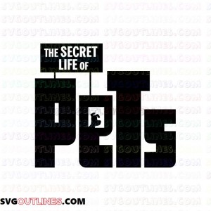 The Secret Life of Pets Logo outline svg dxf eps pdf png