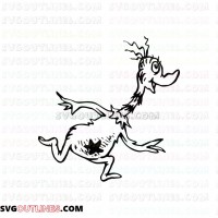 The Sneetches Dr Seuss The Cat in the Hat outline svg dxf eps pdf png