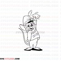 Timothy Mouse Say Hi Dumbo outline svg dxf eps pdf png