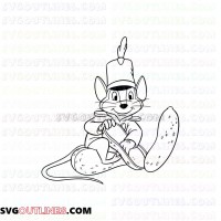 Timothy With Peanuts Dumbo outline svg dxf eps pdf png