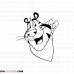 Tony The Tiger Kelloggs outline svg dxf eps pdf png