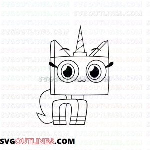 Unikitty 1 outline svg dxf eps pdf png