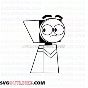 Unikitty Master Frown outline svg dxf eps pdf png