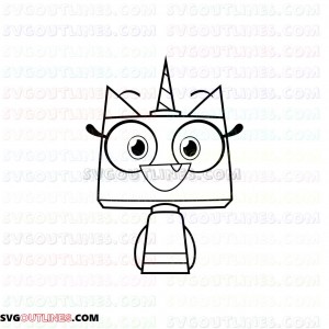 Unikitty outline svg dxf eps pdf png