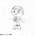 Whyatt Beanstalk 3 Super Why outline svg dxf eps pdf png