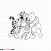 Winnie the Pooh and friends outline svg dxf eps pdf png