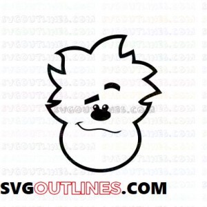 Wreckit Face Wreck It Ralph outline svg dxf eps pdf png