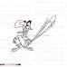 Zazu The Lion King 4 outline svg dxf eps pdf png