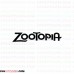 Zootopia logo outline svg dxf eps pdf png