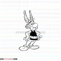 asterix outline svg dxf eps pdf png