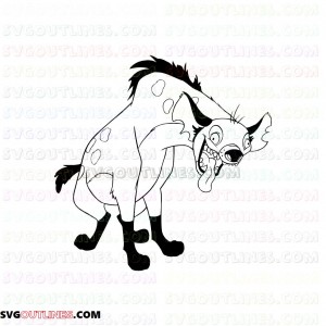 banzai The Lion King 12 outline svg dxf eps pdf png