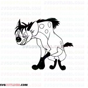 banzai The Lion King 16 outline svg dxf eps pdf png
