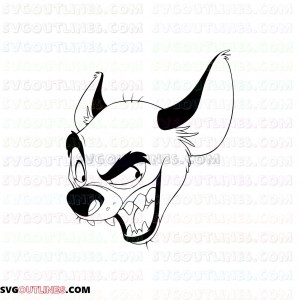 banzai The Lion King 1 outline svg dxf eps pdf png