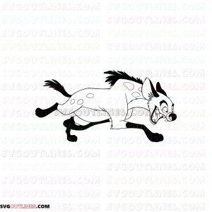 banzai The Lion King 7 outline svg dxf eps pdf png