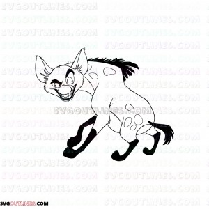 banzai The Lion King 8 outline svg dxf eps pdf png